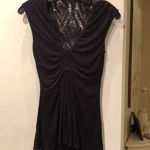 Black SKY Brand crochet top
